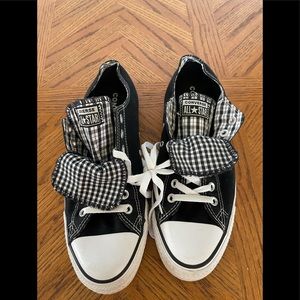 Converse Double Tongue Low Tops Size 11